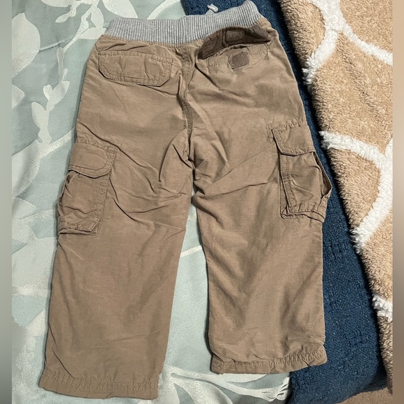 Tucker + Tate 2T khaki lined cargo pants EUC toddler boy - Picture 4 of 6